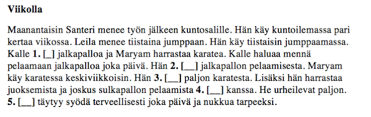 проверить уровень финского языка А2.1